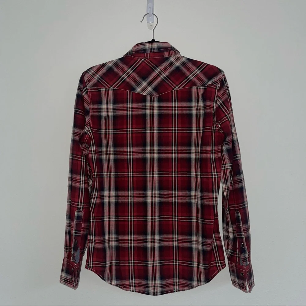 Men's American Eagle Outfitters Button Down Red XS - Picture 3 of 3
